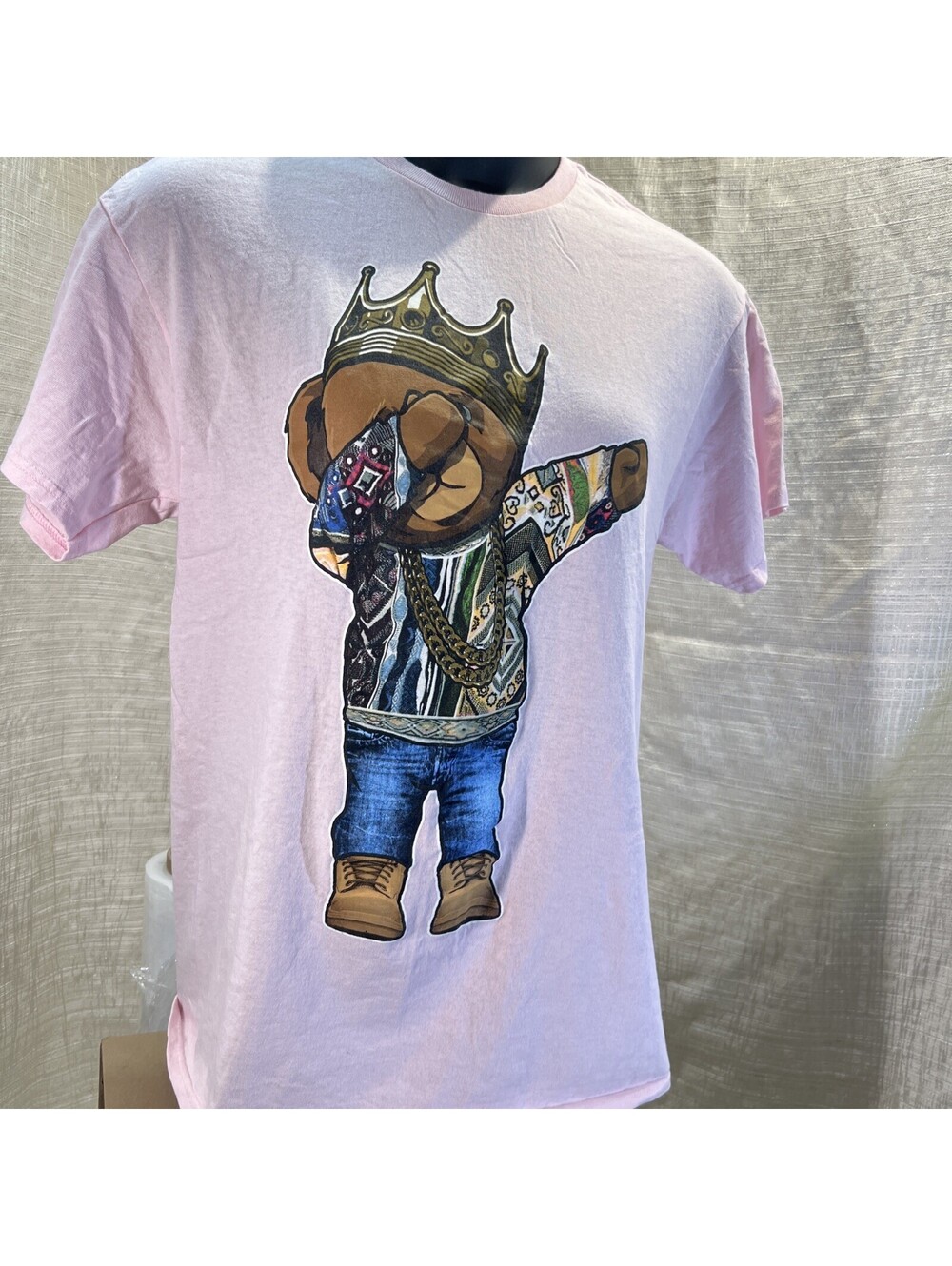 Launder Bear with Crown Bailey Apparel Size Large T-Shirt New Hipster